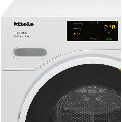 Miele TSH783WP Wifi Connected 9Kg Heat Pump Tumble Dryer - White